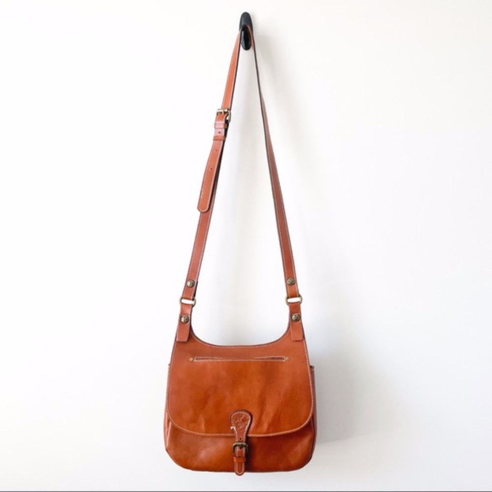 Patricia Nash Heritage London Saddle Crossbody Bag